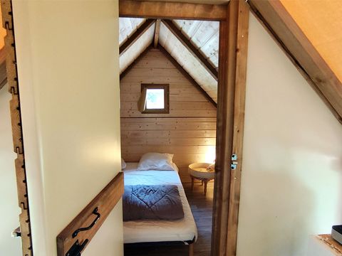 Tente en toile et en bois 2 personnes - Tente Glamping Drome
