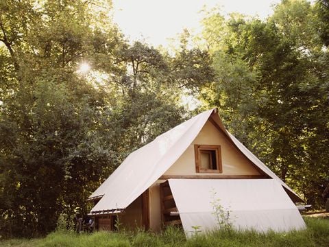 TENTE TOILE ET BOIS 2 personnes - Tente Glamping Drome