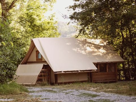 TENTE TOILE ET BOIS 2 personnes - Tente Glamping Drome