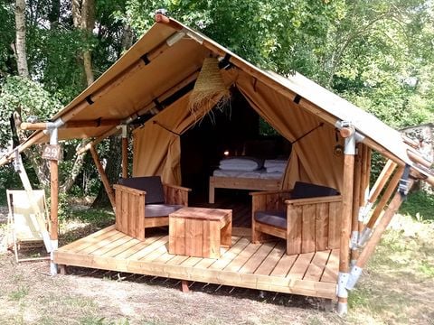 TENTE TOILE ET BOIS 2 personnes - Lodge Duo