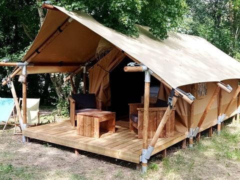 TENTE TOILE ET BOIS 2 personnes - Lodge Duo