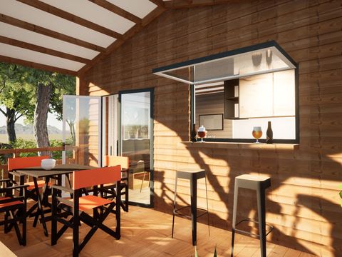 Chalet 5 personnes - Premium Sésame Climatisé