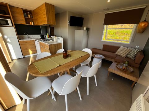 Mobilhome 6 personnes - Sunelia Luxe 40m² - 3 chambres - 2 salles de bain - Climatisé