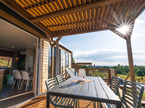 Mobilhome 6 personnes - Sunelia Luxe 40m² - 3 chambres - 2 salles de bain - Climatisé