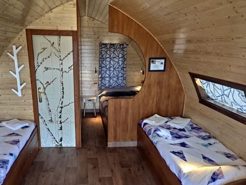 Hébergement 5 personnes - Cabaña baño