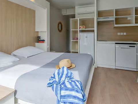 STUDIO 4 personnes - Premium Studio 4 personnes Coin nuit Terrasse