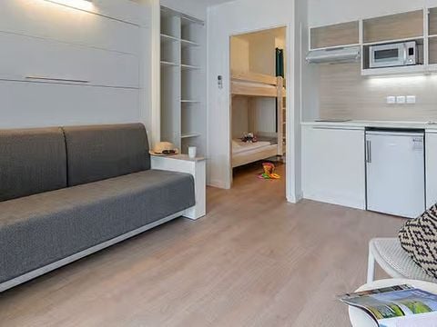 STUDIO 4 personnes - Premium Studio 4 personnes Coin nuit Terrasse