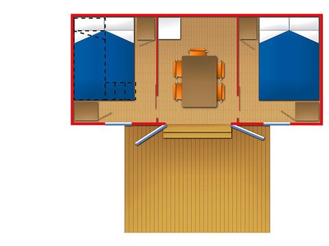 MOBILHOME 5 personnes - Mobil Camp Hawai