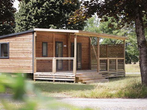 Mobilhome 4 personnes - Nest29 30,8 m²- 2 chambres + Terrasse couverte + TV