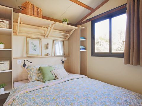 Chalet 4 personnes - Chalet Portland 35 m² - 3 chambres + Terrasse couverte + TV