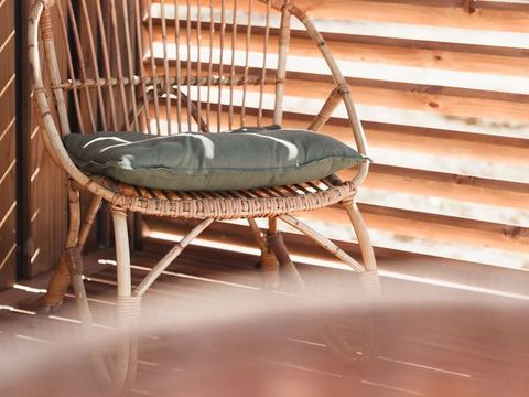 Chalet 4 personnes - Chalet Portland 35 m² - 3 chambres + Terrasse couverte + TV