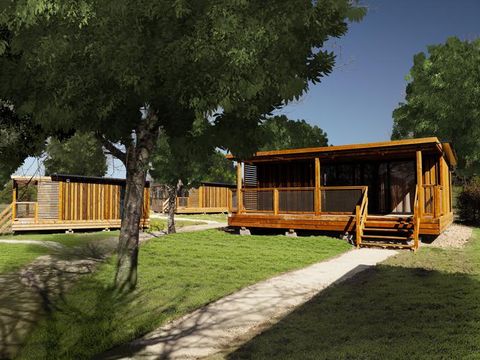 Chalet 6 personnes - Chalet Portland 2 Chambres Vue Prairie
