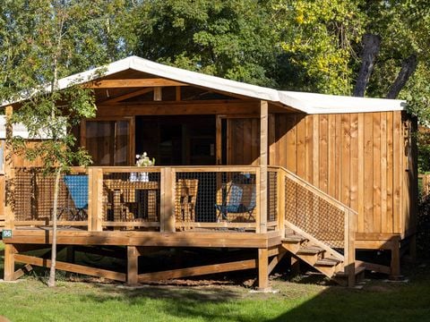 Tente en toile et en bois 4 personnes - Cosy Glamping, 2ch, 1 sdb