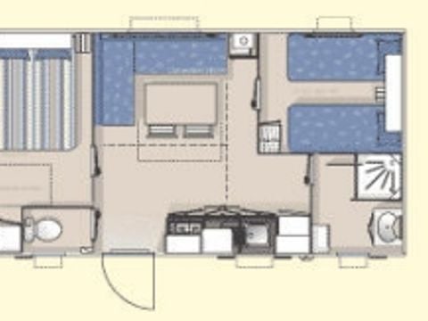 MOBILHOME 4 personnes - Standard Zen 2 CH 4 pers