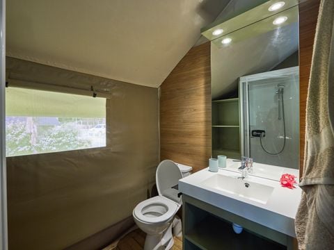 TENTE TOILE ET BOIS 5 personnes - Tente Safari 2 CH 5 pers