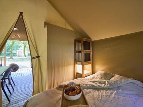 TENTE TOILE ET BOIS 5 personnes - Tente Safari 2 CH 5 pers
