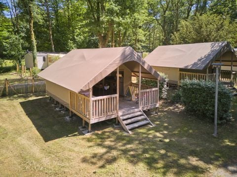 TENTE TOILE ET BOIS 5 personnes - Tente Safari 2 CH 5 pers