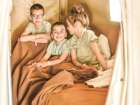 TENTE TOILE ET BOIS 5 personnes - Tente Safari 2 CH 5 pers