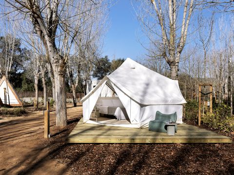Tente en toile et en bois 2 personnes - Bell Tent