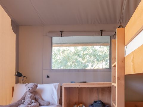 Tente en toile et en bois 2 personnes - LODGE FAMILY PLUS