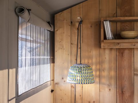 Tente en toile et en bois 2 personnes - LODGE FAMILY PLUS