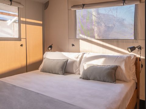 Tente en toile et en bois 2 personnes - LODGE FAMILY PLUS