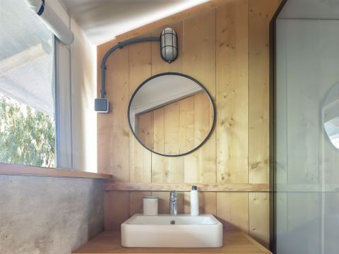 Tente en toile et en bois 2 personnes - LODGE FAMILY PLUS