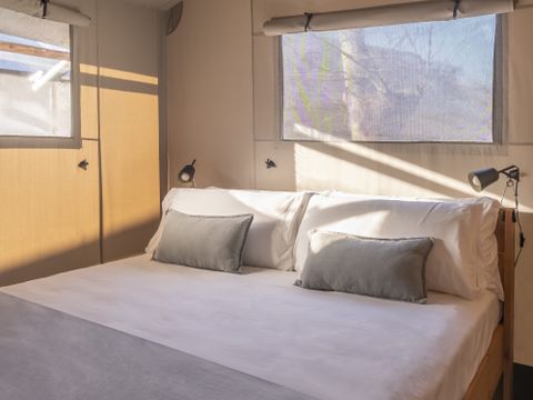 Tente en toile et en bois 2 personnes - LODGE FAMILY DUPLEX