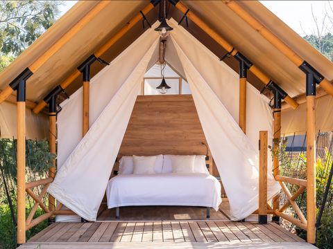 TENTE TOILE ET BOIS 2 personnes - LODGE FAMILY DUPLEX