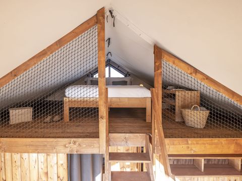 Tente en toile et en bois 2 personnes - LODGE FAMILY DUPLEX