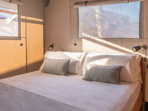 Tente en toile et en bois 2 personnes - LODGE GRAND FAMILY