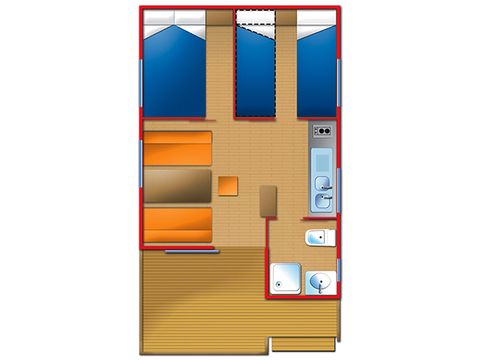 BUNGALOW 5 personnes - CLUB