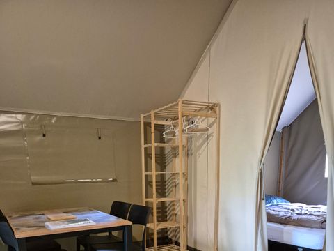 LODGE 4 personnes - Mini-Wood sur pilotis en toile , sans sanitaires, pour 4 personnes