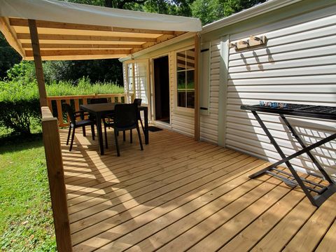 MOBILHOME 4 personnes - MOBIL-HOME IRM SUPER MERCURE  confort 32m²