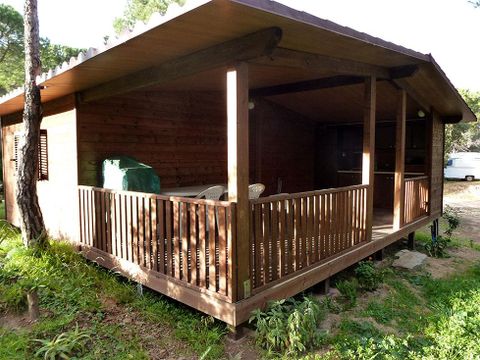 BUNGALOW 4 personnes - en bois 2+2 22 m²