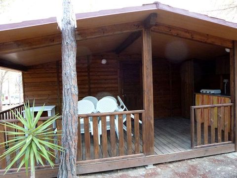 BUNGALOW 4 personnes - en bois 35 m²