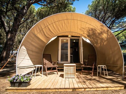 Tente en toile et en bois 4 personnes - COCO SWEET
