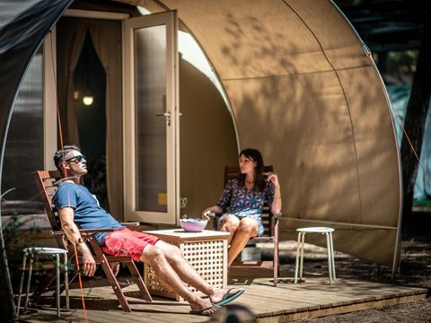Tente en toile et en bois 4 personnes - COCO SWEET