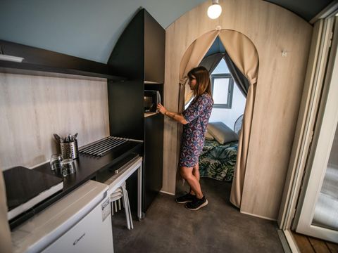 Tente en toile et en bois 4 personnes - COCO SWEET