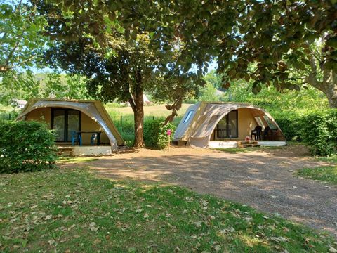 TENTE TOILE ET BOIS 4 personnes - Hébergement Coco Sweet Famille - Sans sanitaires