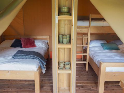 TENTE TOILE ET BOIS 5 personnes - Tente Safari Lodge (5P)