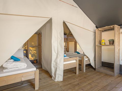 TENTE TOILE ET BOIS 4 personnes - Stella Maris - Tente Safari Confort TENTE TOILE ET BOIS 4 personnes - Stella Maris - Tente Safari Confort