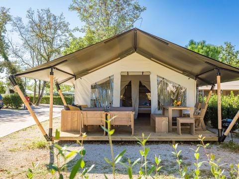TENTE TOILE ET BOIS 4 personnes - Stella Maris - Tente Safari Confort