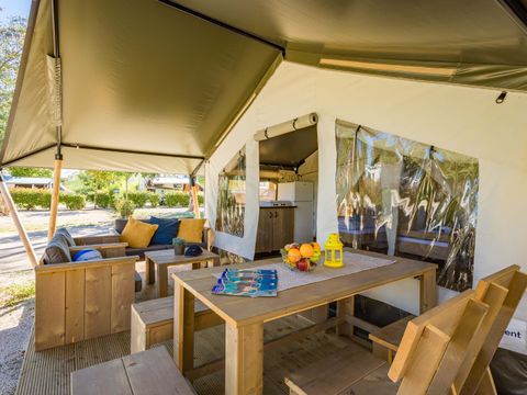 TENTE TOILE ET BOIS 4 personnes - Stella Maris - Tente Safari Confort TENTE TOILE ET BOIS 4 personnes - Stella Maris - Tente Safari Confort