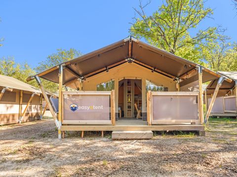 Tente en toile et en bois 4 personnes - Stella Maris - Tente Safari Douillette