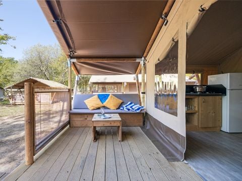 TENTE TOILE ET BOIS 4 personnes - Stella Maris - Safari tent Lodge (5P)