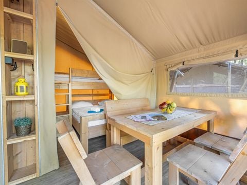 TENTE TOILE ET BOIS 4 personnes - Stella Maris - Safari tent Lodge (5P)