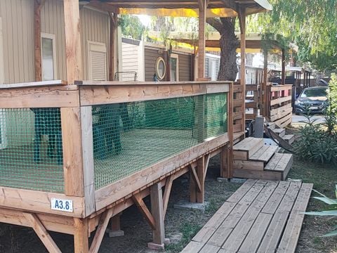 MOBILHOME 6 personnes - Trigano Evo 3 chambres clim terrasse couverte