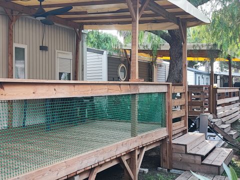 MOBILHOME 6 personnes - Trigano Evo 3 chambres clim terrasse couverte