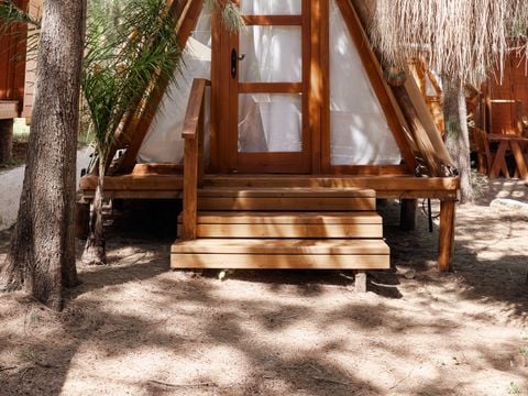 Tente en toile et en bois 2 personnes - Tente Breña - 12m²